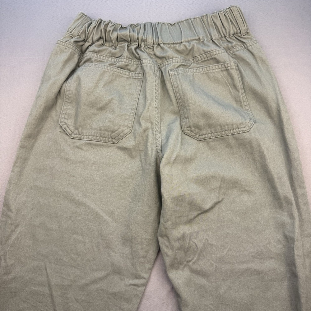 Forever 21 Baggy Jogger Pants Womens Olive Army Green Utility Y2K Streetwear M - Picture 6 of 10